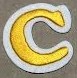 Iron On Embroidery Cooper Letters CLOSEOUT