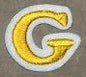 Iron On Embroidery Cooper Letters CLOSEOUT