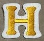 Iron On Embroidery Cooper Letters CLOSEOUT