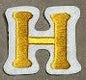 Iron On Embroidery Cooper Letters CLOSEOUT