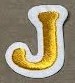 Iron On Embroidery Cooper Letters CLOSEOUT