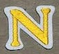 Iron On Embroidery Cooper Letters CLOSEOUT