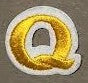Iron On Embroidery Cooper Letters CLOSEOUT