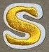 Iron On Embroidery Cooper Letters CLOSEOUT