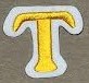 Iron On Embroidery Cooper Letters CLOSEOUT