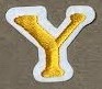 Iron On Embroidery Cooper Letters CLOSEOUT