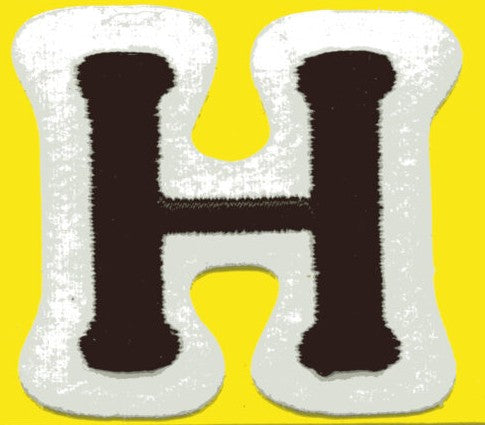 Iron On Embroidery Cooper Letters CLOSEOUT
