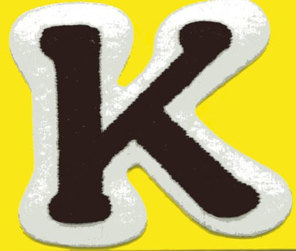 Iron On Embroidery Cooper Letters CLOSEOUT