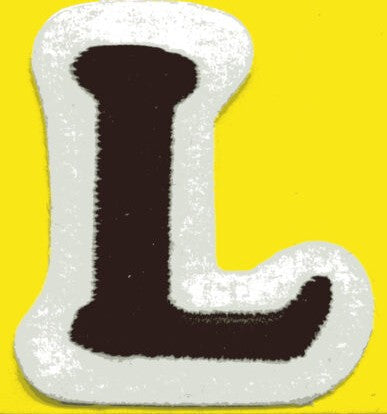 Iron On Embroidery Cooper Letters CLOSEOUT
