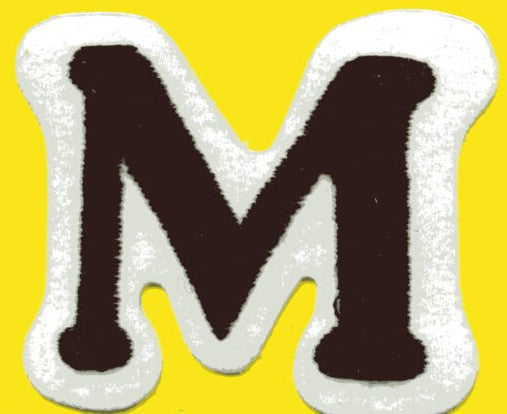 Iron On Embroidery Cooper Letters CLOSEOUT