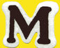 Iron On Embroidery Cooper Letters CLOSEOUT