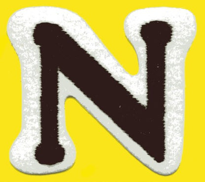 Iron On Embroidery Cooper Letters CLOSEOUT