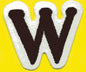 Iron On Embroidery Cooper Letters CLOSEOUT