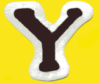 Iron On Embroidery Cooper Letters CLOSEOUT