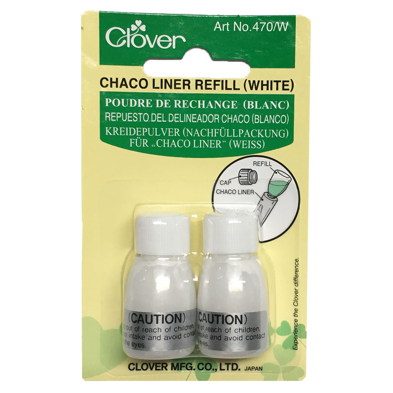 White Chaco Liner Chalk Marker Refill