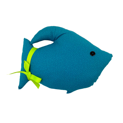 Blue Angelfish Pillow DIY Sewing Project