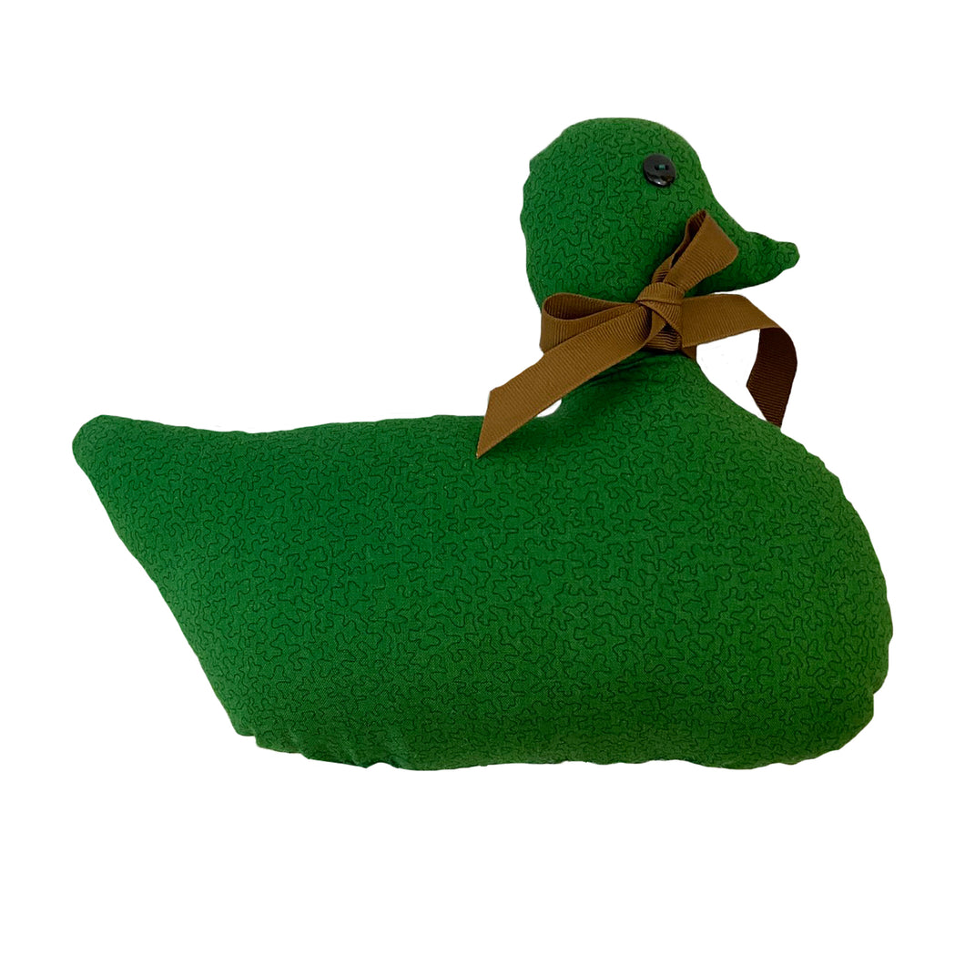 Green Duck Pillow DIY Sewing and Craft Kit