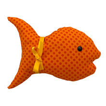 Load image into Gallery viewer, Orange Goldfish Pillow DIY Sewing and Craft Kit
