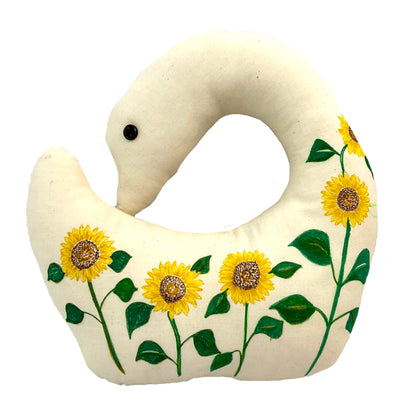 Muslin Goose Pillow DIY Sewing and Craft Pillow