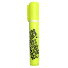 Load image into Gallery viewer, Marvy Broad Point Fabric Marker Neon Yellow
