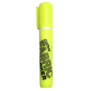 Marvy Broad Point Fabric Marker Neon Yellow