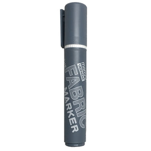 Marvy Broad Point Fabric Marker Silver Gray